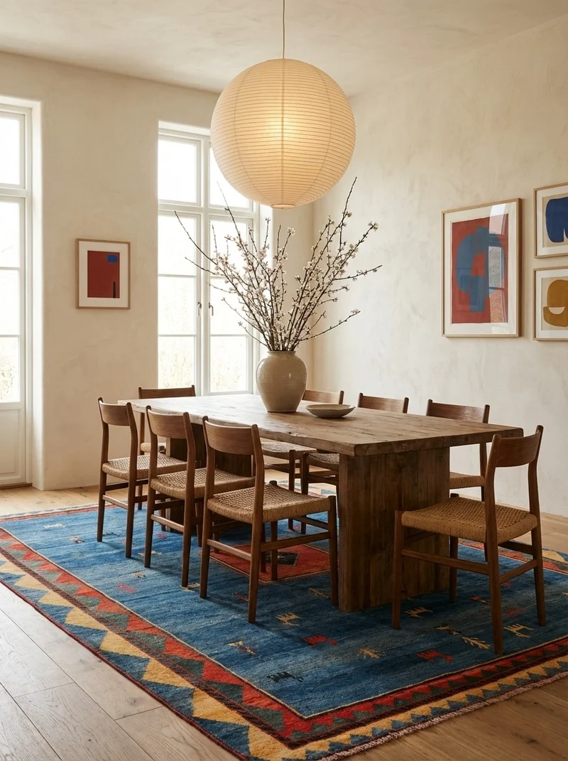 Gabbeh Sonnat · Handgeknüpft – Blau, 358x259 cm