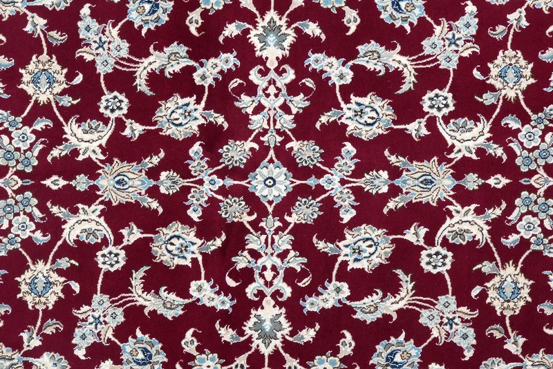 Nain 12La · Handgeknüpft – Rot, 294x192 cm