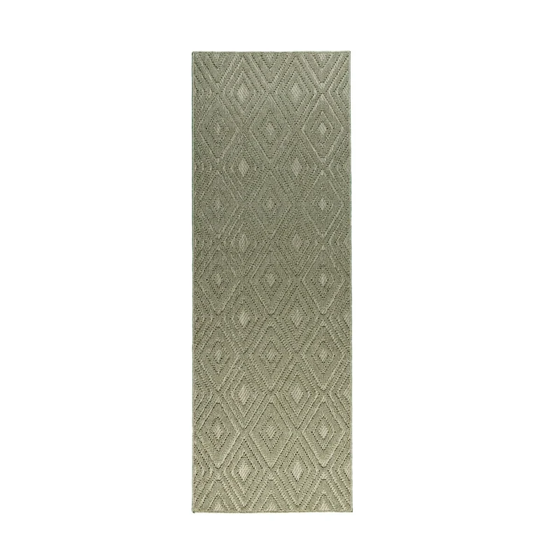 Teppich Läufer - Hidde 3D Diamond Grün