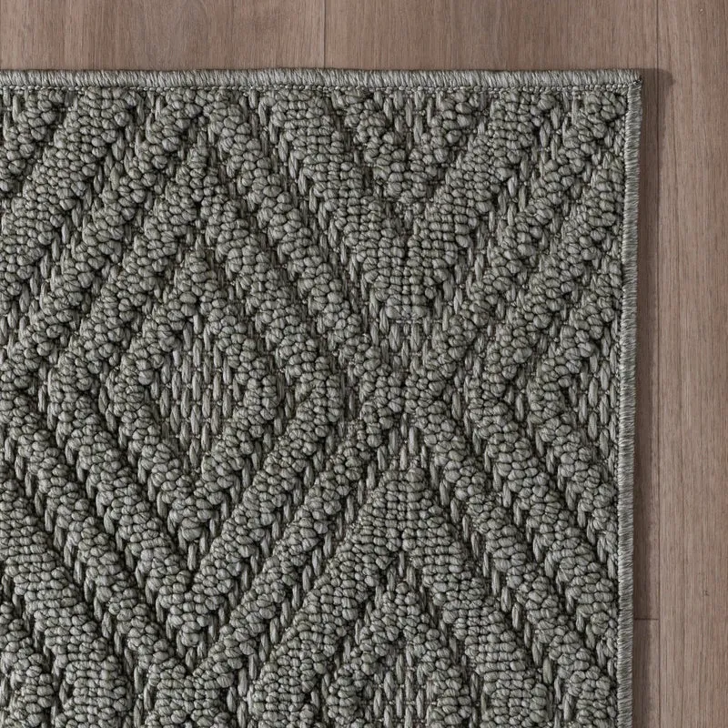 Teppich Läufer - Hidde 3D Diamond Grün