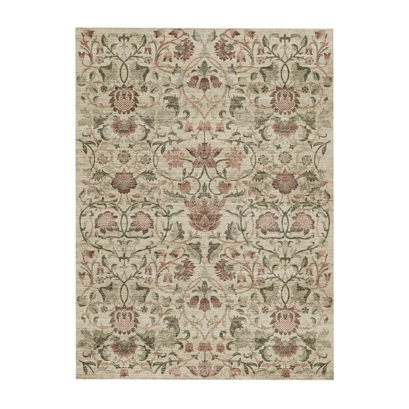 Blumen Teppich - Rosie Beige