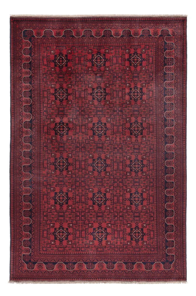 Khal Mohammadi Teppich 194x297cm - Orientteppich - dunkelrot