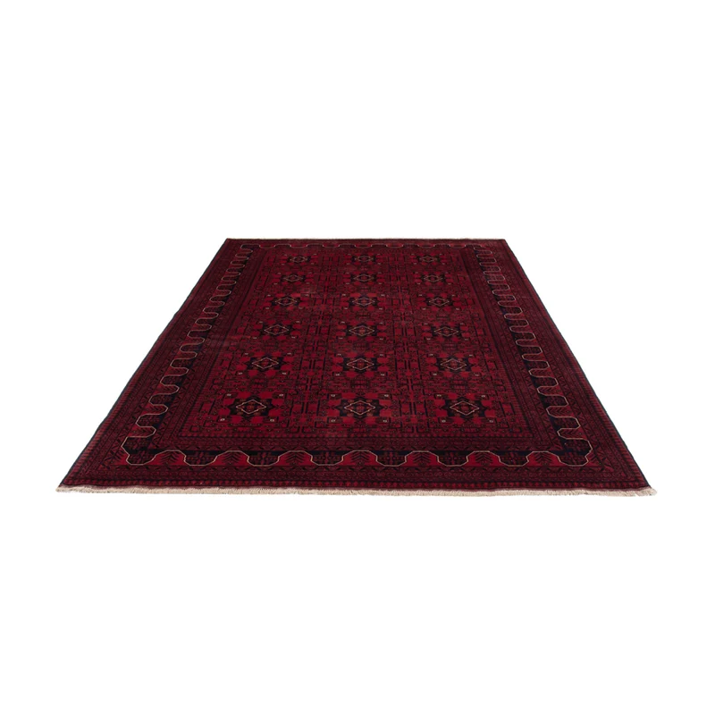 Khal Mohammadi Teppich 194x297cm - Orientteppich - dunkelrot