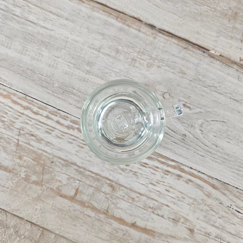 Kerzenhalter 8cm Transparent Glas Tassenform Teelichthalter