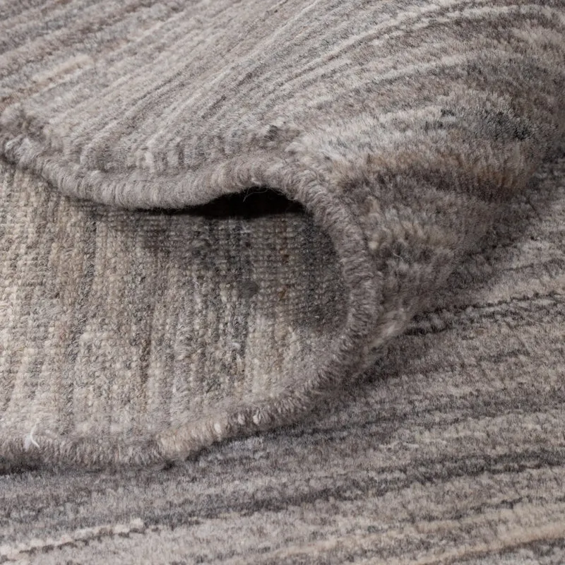 Berber Teppich 183x234cm - Wollteppich - dunkelgrau