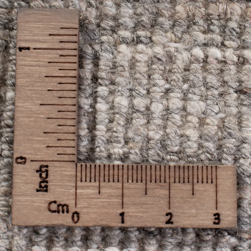 Berber Teppich 183x234cm - Wollteppich - dunkelgrau