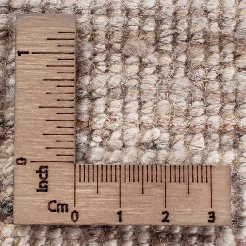 Berber Teppich 171x240cm - Wollteppich - grau