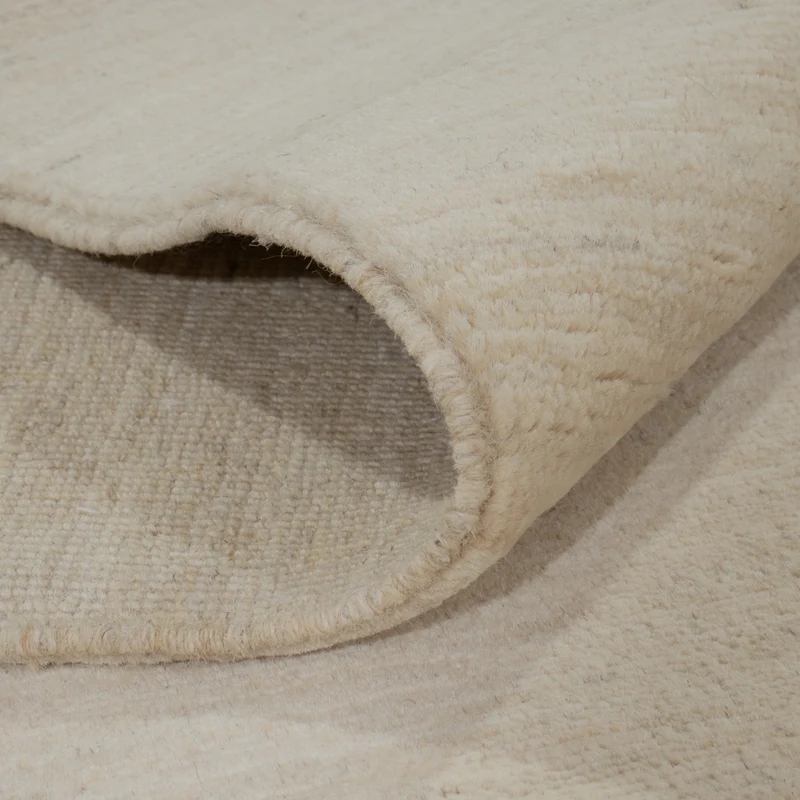 Berber Teppich 171x240cm - Wollteppich - hellgrau