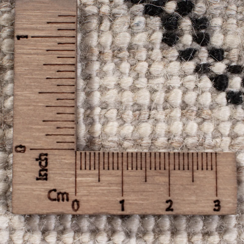 Berber Teppich 173x240cm - Wollteppich - dunkelgrau