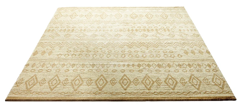 Weconhome Teppich 160x225 Beige Muster