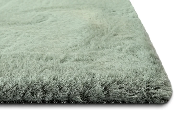 Kunstfell Teppich Türkis flauschig und weich "Anna" WECONhome Basics