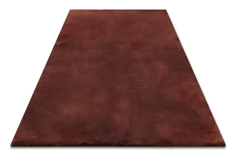 Kunstfell Teppich Bordeaux flauschig und weich "Anna" WECONhome Basics