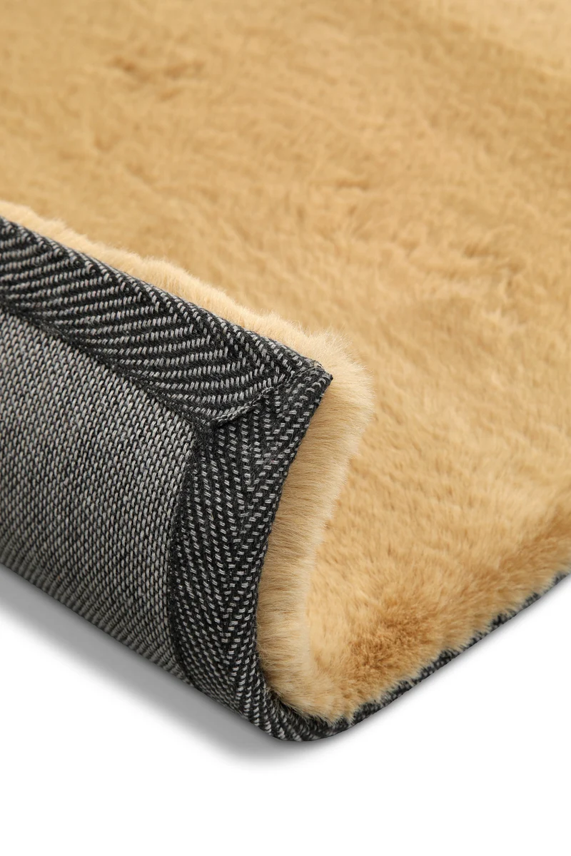 Kunstfell Teppich Sand flauschig und weich "Anna" WECONhome Basics