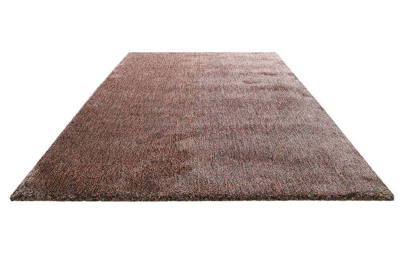 Teppich Grau Rosa meliert Hochflor "Pisa" Homie Living