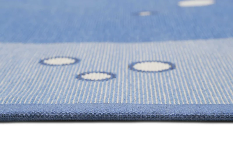 Esprit Kinder-Wendeteppich Blau "Whale Buddy"