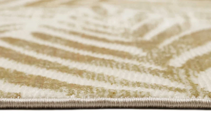 Esprit Teppich Creme Weiß Kupfer Gold meliert Kurzflor "Victoria"