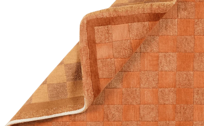 Nepal · Handgeknüpft – Orange, 178x123 cm