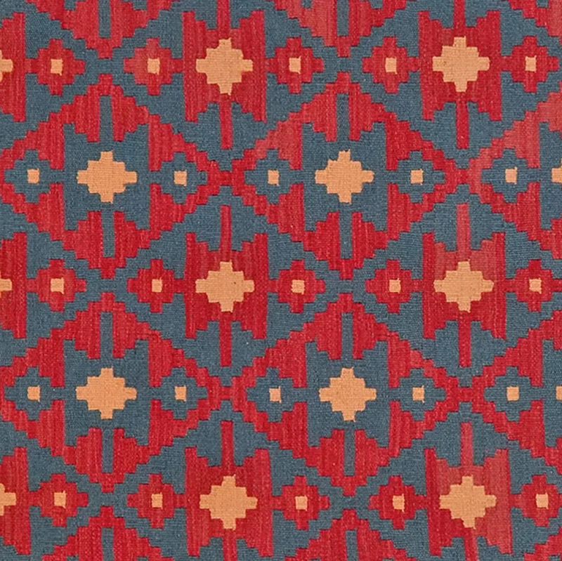 Kelim Gashgai · Handgewebt – Rot, 180x123 cm