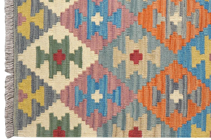 Kelim Gashgai · Handgewebt – Bunt, 153x95 cm