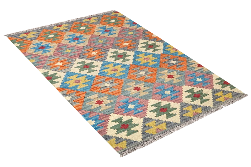 Kelim Gashgai · Handgewebt – Bunt, 153x95 cm