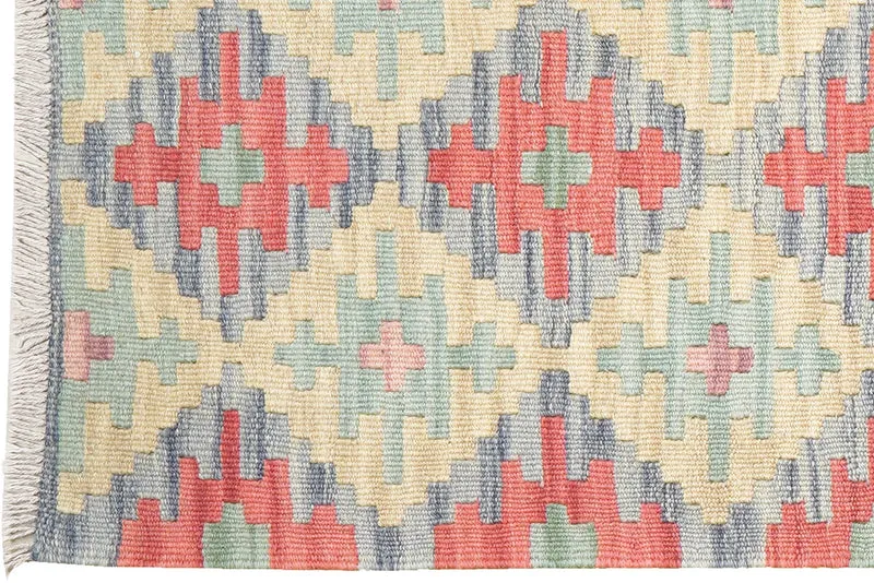 Kelim Gashgai · Handgewebt – Bunt, 238x80 cm