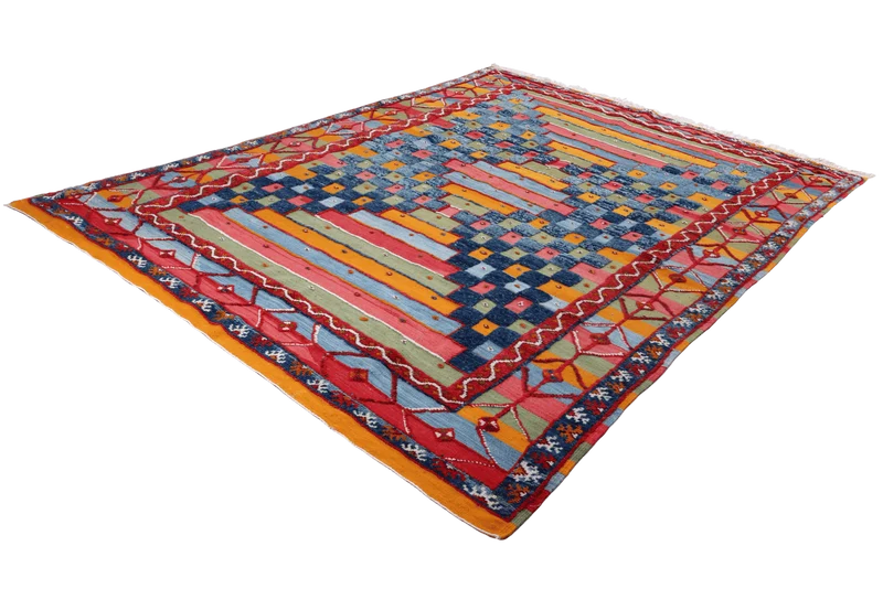 Marokko · Handgeknüpft – Bunt, 267x195 cm