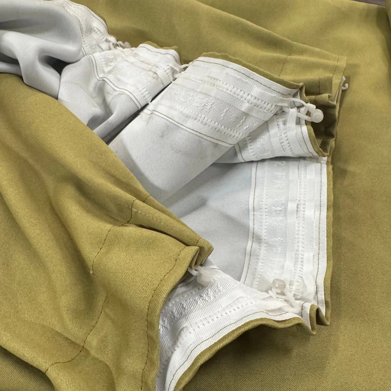 Gardine Khaki 90x250 Verdunkler Vorhang Gebraucht