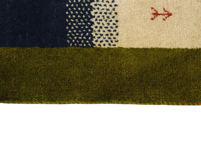 MY-RUG Teppich "Gabeh" Geometrische Streifen und Blöcke, Handgeknüpft