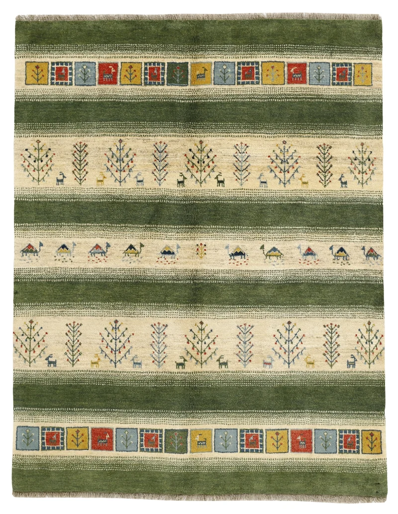 MY-RUG Teppich "Gabeh" Baummuster, Handgeknüpft