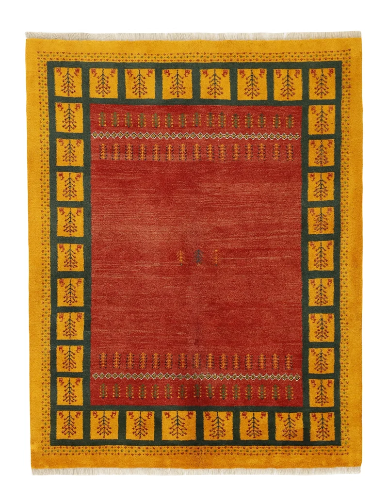 MY-RUG Teppich "Gabeh" Geometrische Streifen und Blöcke, Handgeknüpft