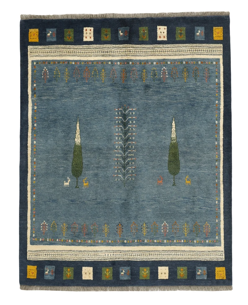 MY-RUG Teppich "Gabeh" Baummuster, Handgeknüpft
