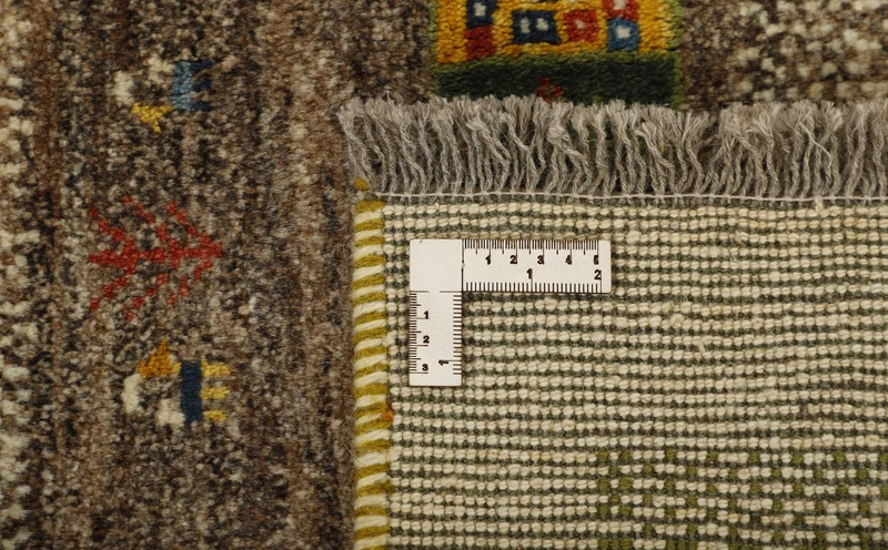 MY-RUG Teppich "Gabeh" Geometrische Streifen und Blöcke, Handgeknüpft