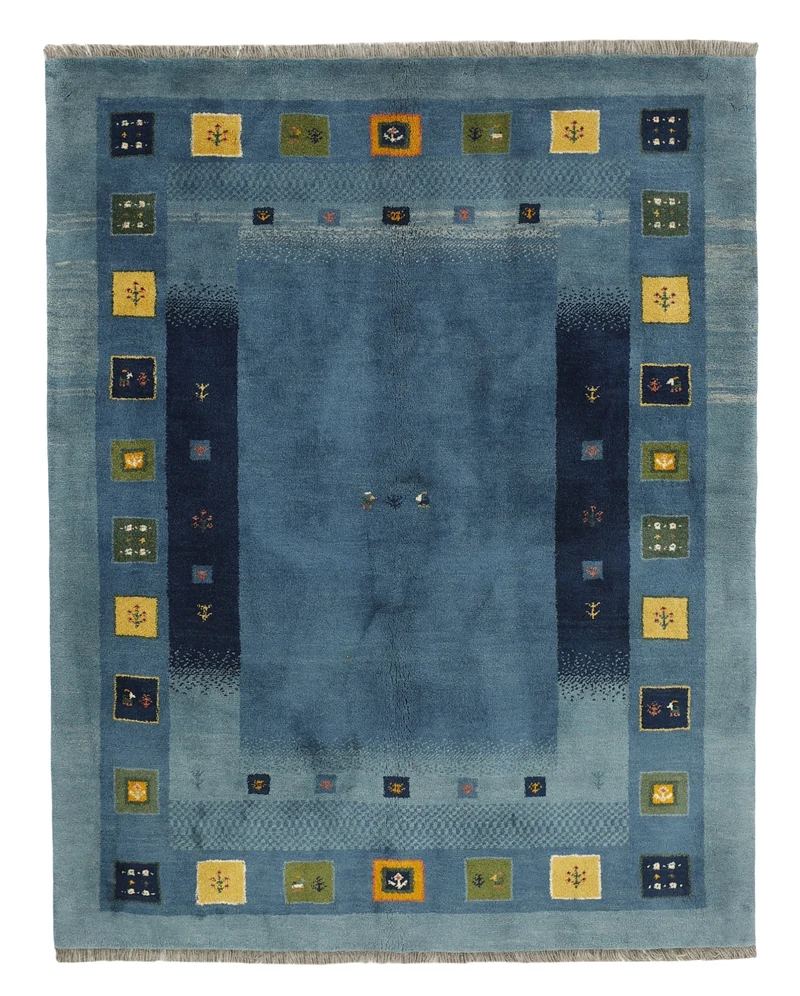 MY-RUG Teppich "Gabeh" Geometrische Streifen und Blöcke, Handgeknüpft