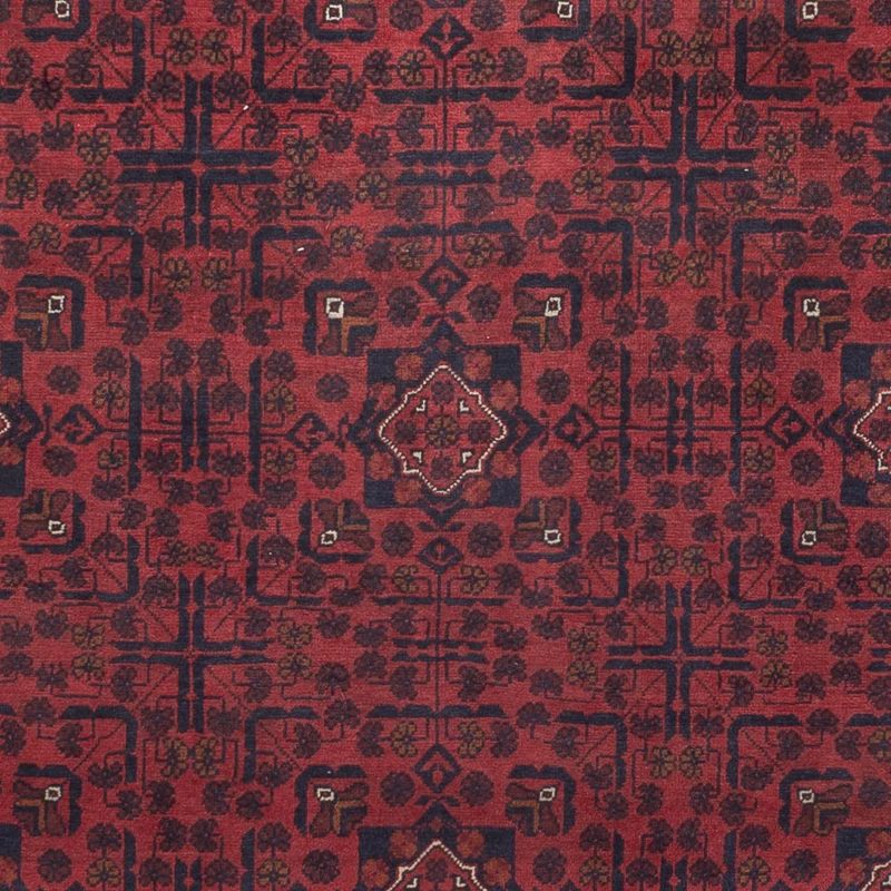 Khal Mohammadi Teppich 198x292cm - Orientteppich - dunkelrot