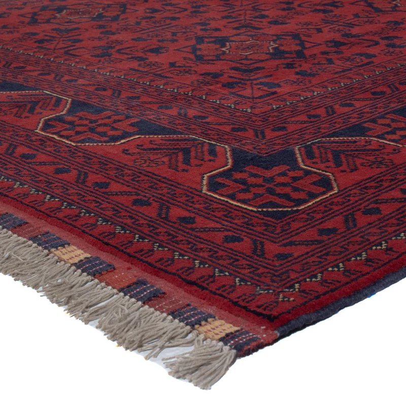 Khal Mohammadi Teppich 198x288cm - Orientteppich - dunkelrot