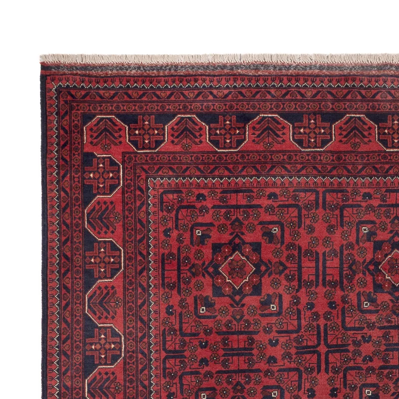 Khal Mohammadi Teppich 197x294cm - Orientteppich - dunkelrot