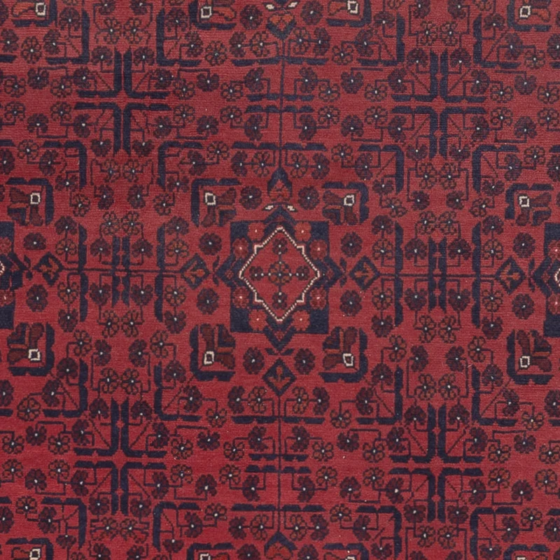 Khal Mohammadi Teppich 195x297cm - Orientteppich - dunkelrot