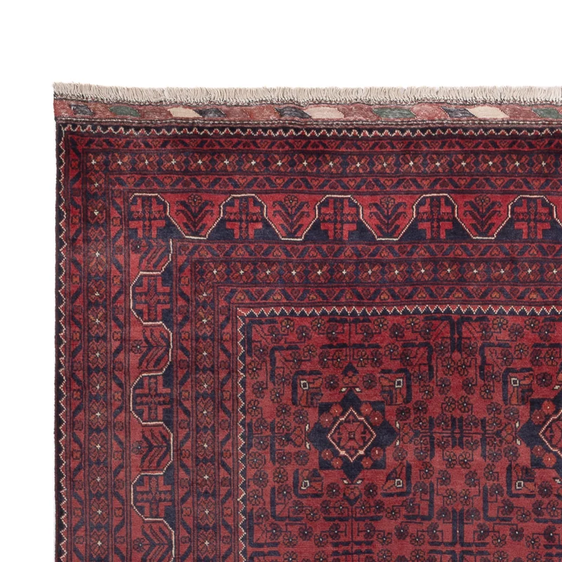 Khal Mohammadi Teppich 195x297cm - Orientteppich - dunkelrot