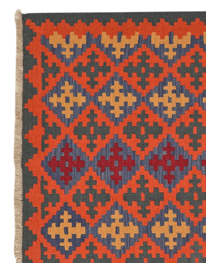 Kelim Gashgai · Handgewebt – Bunt, 182x129 cm