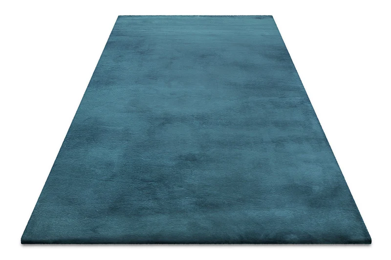 Kunstfell Teppich Petrol flauschig und weich "Anna" WECONhome Basics