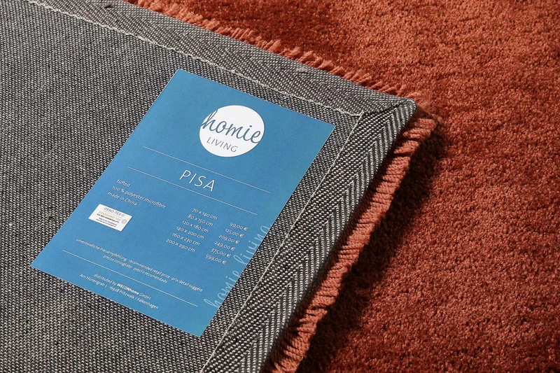 Teppich Braun Hochflor "Pisa" Homie Living