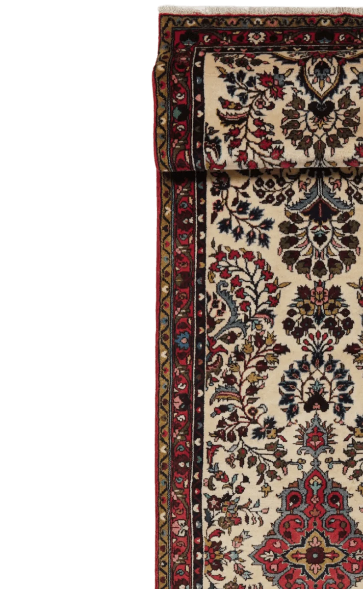Mehreban · Handgeknüpft – Braun, 414x85 cm