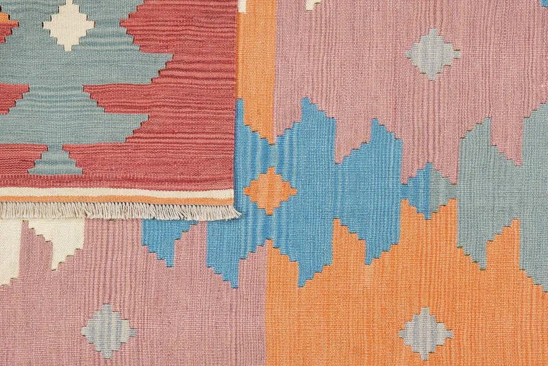 Kelim Gashgai · Handgewebt – Bunt, 242x169 cm