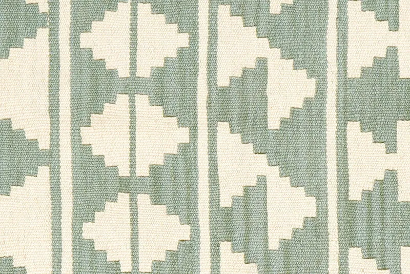 Kelim Gashgai · Handgewebt – Grün, 186x121 cm