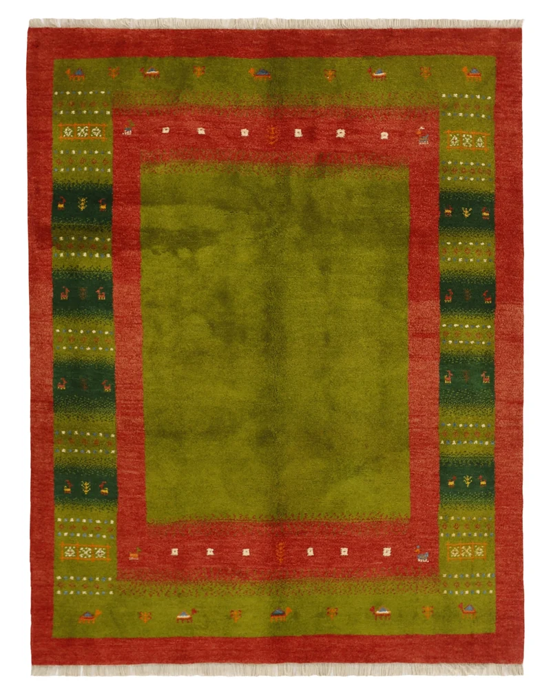 MY-RUG Teppich "Gabeh" Geometrische Streifen und Blöcke, Handgeknüpft