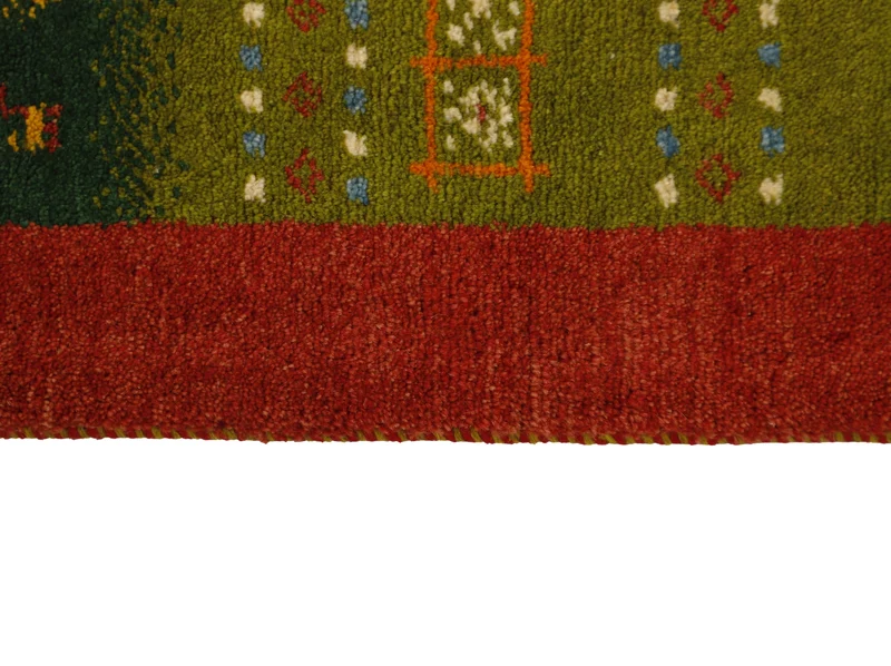 MY-RUG Teppich "Gabeh" Geometrische Streifen und Blöcke, Handgeknüpft