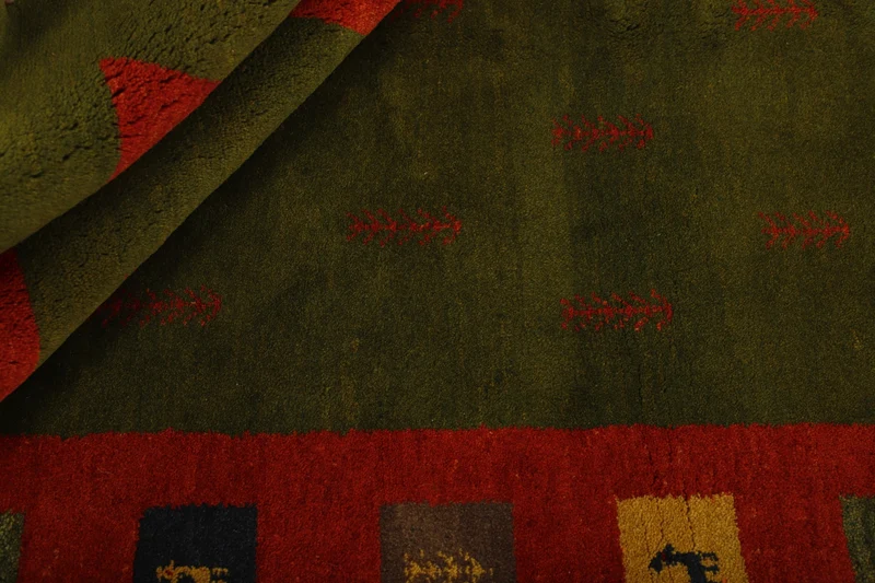 MY-RUG Teppich "Gabeh" Geometrische Streifen und Blöcke, Handgeknüpft