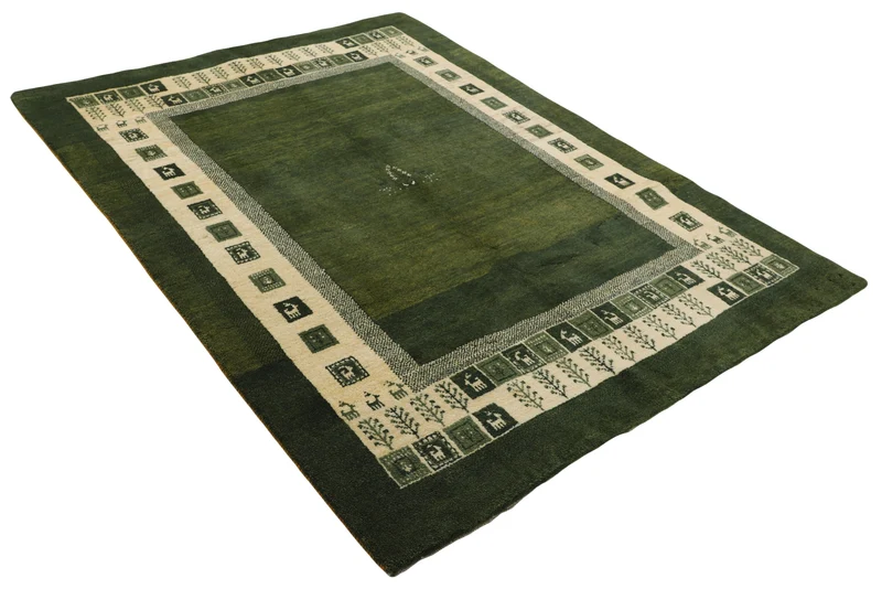 MY-RUG Teppich "Gabeh" Geometrische Streifen und Blöcke, Handgeknüpft