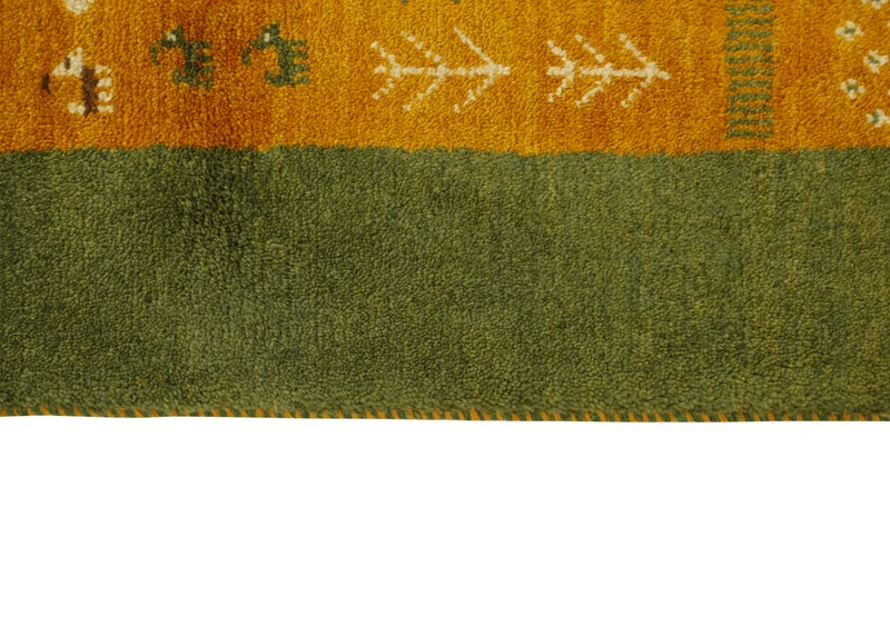 MY-RUG Teppich "Gabeh" Geometrische Streifen und Blöcke, Handgeknüpft