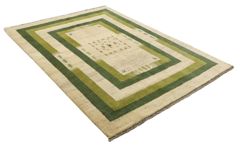 MY-RUG Teppich "Gabeh" Geometrische Streifen und Blöcke, Handgeknüpft